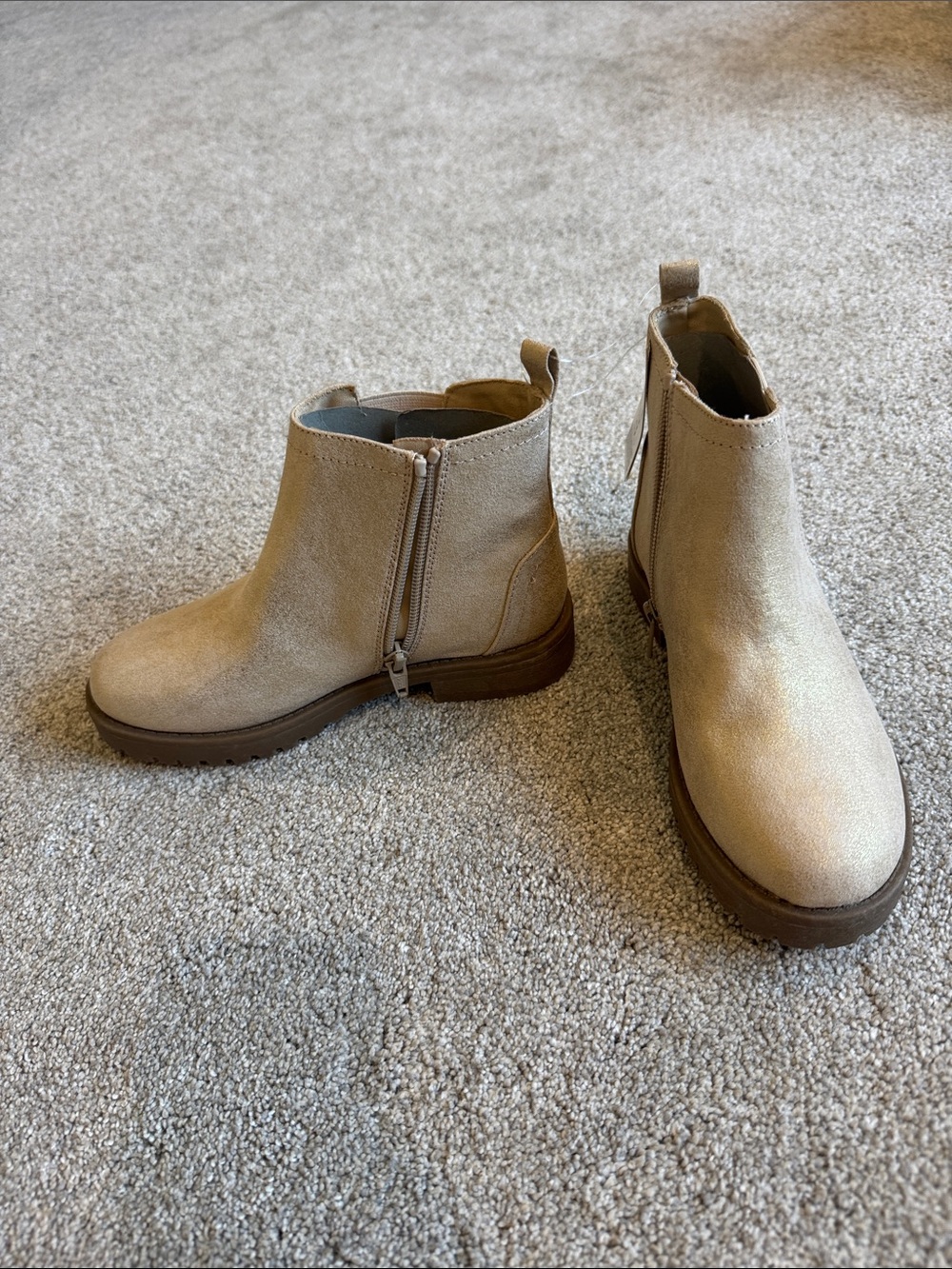 NWT Girls Gap Boots with metallic sparkle